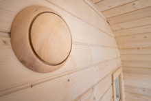 Lade das Bild in den Galerie-Viewer, Fasssauna Tannengrün 2,16 m