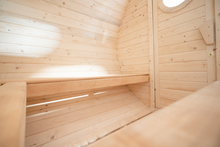 Lade das Bild in den Galerie-Viewer, Fasssauna Tannengrün 2,16 m