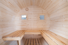 Lade das Bild in den Galerie-Viewer, Fasssauna Tannengrün 2,16 m