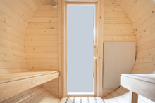 Lade das Bild in den Galerie-Viewer, Fasssauna Naturfarbe 2.16 m