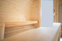 Lade das Bild in den Galerie-Viewer, Fasssauna Naturfarbe 2.16 m