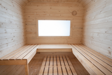 Lade das Bild in den Galerie-Viewer, Quadro Sauna 3,5m - Thermoholz