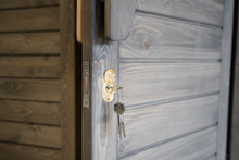 Lade das Bild in den Galerie-Viewer, Fasssauna Tannengrün 2,16 m