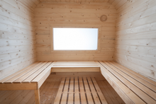 Lade das Bild in den Galerie-Viewer, Quadro Sauna  3,5m - Thermoholz
